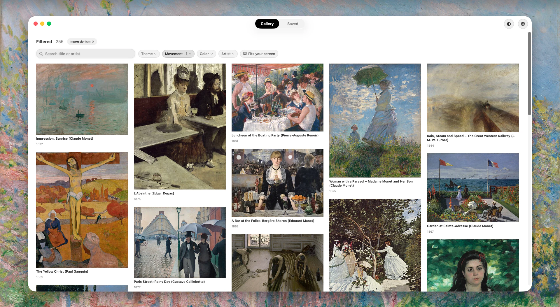 The Art4 gallery with high-resolution artworks